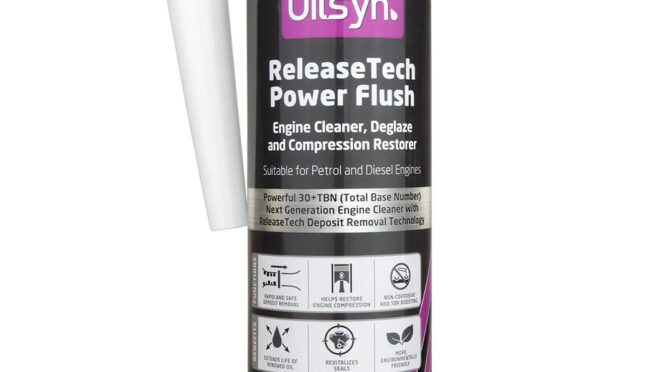 Oilsyn ReleaseTech Power Flush. Engine cleaner, Deglaze and Compression Restorer.