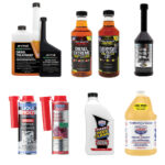 collage of diesel cleaner products