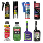 collage of petrol cleaner products